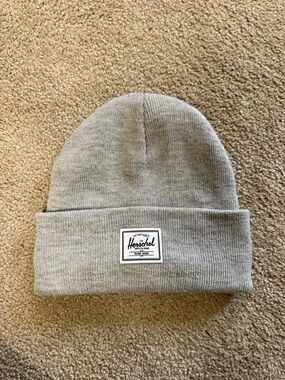 Herschel Supply Company Light Gray Knit Cuffed Beanie